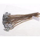 50 Pieces 20cm Pre Waxed Pre Tabbed Paraffin Candle Wicks for Candle Making