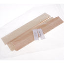 5 Pieces Blank Unfinished Wood Wooden Stick Plaque Woodcraft Dowel Rod for Hobbies DIY Craft 250x40x6mm