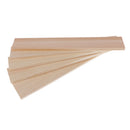 5 Pieces Blank Unfinished Wood Wooden Stick Plaque Woodcraft Dowel Rod for Hobbies DIY Craft 250x40x6mm