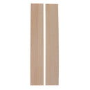 5 Pieces Blank Unfinished Wood Wooden Stick Plaque Woodcraft Dowel Rod for Hobbies DIY Craft 250x40x6mm