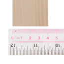 5 Pieces Blank Unfinished Wood Wooden Stick Plaque Woodcraft Dowel Rod for Hobbies DIY Craft 250x40x6mm