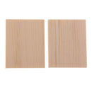 20 Pieces MDF Unfinished Wood Wooden Pieces Blank Plaque for DIY Crafts Model Building 50x40x6mm