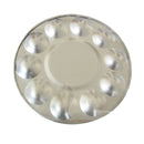 Round Aluminium Alloy Paint Palette for Artist Mixing Tray for Art Supplies