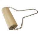 Metal Handle Non-Stick Wooden Roller Tool For Pottery Clay Painting Crafts