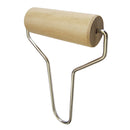 Metal Handle Non-Stick Wooden Roller Tool For Pottery Clay Painting Crafts