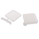 2 Pieces/Set Square Quicksand Pendants Mould Silicone Mould DIY Resin Decorative Craft Jewelry Making Molds Tool Handmade Necklace Charm Key Chains Resin Ornament Crafts