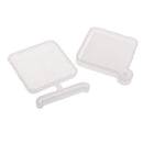 2 Pieces/Set Square Quicksand Pendants Mould Silicone Mould DIY Resin Decorative Craft Jewelry Making Molds Tool Handmade Necklace Charm Key Chains Resin Ornament Crafts