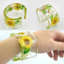 Silicone Crystal Bracelet Bangle Jewelry Mould Dried Flower Ornament Mold