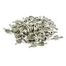 100 Pieces Cupid Heart "LOVE" Charms Craft Supplies Mixed Pendants Beads Charms Pendants for Crafting, Jewelry Findings Making Accessory For DIY Necklace Bracelet Wedding Supplies