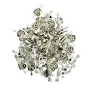 100 Pieces Cupid Heart "LOVE" Charms Craft Supplies Mixed Pendants Beads Charms Pendants for Crafting, Jewelry Findings Making Accessory For DIY Necklace Bracelet Wedding Supplies