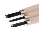 3 Pieces Wood Carving Tools Wooden Sculpture For Carving Wood / Rubber / Seal Stamp