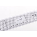 Clear Acrylic Drawing Grid Ruler Template for Drawing Anime Painting Supplies Stationery 30cm