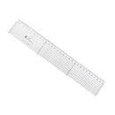 Clear Acrylic Drawing Grid Ruler Template for Drawing Anime Painting Supplies Stationery 30cm