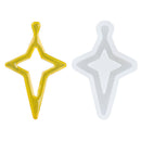 4 Pieces Silicone Cross Pendants Mold Resin Casting Mould for Jewelry Making