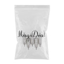 5 Pcs Ellipse Magnetic Jewelry Clasps Fit Leather Cord Necklaces Bracelets Making