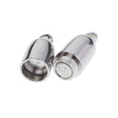 5 Pcs Ellipse Magnetic Jewelry Clasps Fit Leather Cord Necklaces Bracelets Making