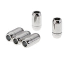 5pcs Silver Magnetic Clasps Converter Connector 6mm Internal Dia DIY Jewelry