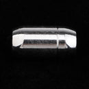 5pcs Silver Magnetic Clasps Converter Connector 6mm Internal Dia DIY Jewelry
