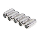 5pcs Silver Magnetic Clasps Converter Connector 6mm Internal Dia DIY Jewelry
