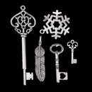 Wholesale Bulk Lots Tibetan Silver Plated Mixed Pendants Charms for Jewelry Making and Crafting fit Necklace Bracelet Keyrings