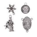 Wholesale Bulk Lots Tibetan Silver Plated Mixed Pendants Charms for Jewelry Making and Crafting fit Necklace Bracelet Keyrings
