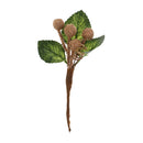5 Bouquets Plastic Fake Small Berries Pine Cone Artificial Flower for Wedding DIY Gift Box Greeting Wish Cards Decoration Embellishment 10x5cm