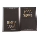 Thank You Cards - Wish Cards, Greeting Cards, Bulk Business Thank You Cards Set - Blank on the Inside, Retro Designs Â– Gold Foil Finished, 5.43x3.74inches, Pack of 20