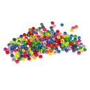 200 Pieces Mix Colors Oval Wooden Spacer Beads European Style Large Hole Wood Charm Beads Barrel DIY Beading Crafts
