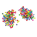 200 Pieces Mix Colors Oval Wooden Spacer Beads European Style Large Hole Wood Charm Beads Barrel DIY Beading Crafts