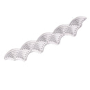 Wave Lace Edge Background Metal Cutting Dies Stencil for DIY Scrapbooking Photo Album Decoration Embossing Paper Cards Decorative Crafts Mermaid Die Cuts Handmade Gifts, 12.9x2.9cm