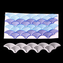Wave Lace Edge Background Metal Cutting Dies Stencil for DIY Scrapbooking Photo Album Decoration Embossing Paper Cards Decorative Crafts Mermaid Die Cuts Handmade Gifts, 12.9x2.9cm