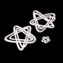 3 Piece Star Shape Cutting Dies Metal Stencil Template Mould for DIY Scrapbooking Photo Album XMAS Christmas Paper Card Embossing Craft Decoration