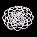 Lace Flower Background Metal Cutting Dies Stencil for DIY Scrapbooking Photo Album Decoration Embossing Paper Cards Decorative Crafts Die Cuts Handmade Gifts Dies, 7.8cm