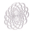 Lace Flower Background Metal Cutting Dies Stencil for DIY Scrapbooking Photo Album Decoration Embossing Paper Cards Decorative Crafts Die Cuts Handmade Gifts Dies, 7.8cm