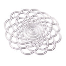 Lace Flower Background Metal Cutting Dies Stencil for DIY Scrapbooking Photo Album Decoration Embossing Paper Cards Decorative Crafts Die Cuts Handmade Gifts Dies, 7.8cm