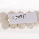 10 Pieces 15 mm Natural Unfinished Geometric Wood Beads Wooden Bead Polygon Unpainted