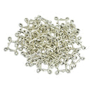 50 Pieces Tibetan Silver Rhombus Celtic Knot Jewelry Charm Pendant Connector 0.82 inch