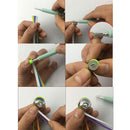 Slotted Paper Quilling Tool Pen Paper Craft DIY Origami Paper Quilling Tools Random, 145 x 7 mm
