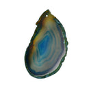 6 Piece Irregular Shape Agate Quartz Slice Pendant Charms for Jewelry Making