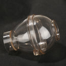 Candle Mould Egg Shaped PC Plastic Soap Molds Handcraft DIY Making Candles - 58x90 mm, Clear