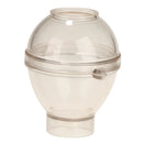 Candle Mould Egg Shaped PC Plastic Soap Molds Handcraft DIY Making Candles - 58x90 mm, Clear