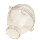Candle Mould Egg Shaped PC Plastic Soap Molds Handcraft DIY Making Candles - 58x90 mm, Clear