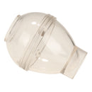 Candle Mould Egg Shaped PC Plastic Soap Molds Handcraft DIY Making Candles - 58x90 mm, Clear