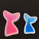 2 Pieces Sugar Candy Ice Cake Chocolate Mold Silicone Fish Tail Fondant Mould Baking Decoration Tool