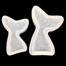 2 Pieces Sugar Candy Ice Cake Chocolate Mold Silicone Fish Tail Fondant Mould Baking Decoration Tool