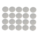 20 Pieces Metal Round Circle Blank Coin Engraving Stamping Charms Tag Pendant Necklace Bracelet Pendants 8mm