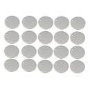 20 Pieces Metal Round Circle Blank Coin Engraving Stamping Charms Tag Pendant Necklace Bracelet Pendants 8mm