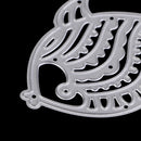 Vivid Fish Shaped Metal Cutting Dies Stencil for DIY Scrapbooking Photo Album Decoration Embossing Paper Cards Decorative Crafts Mermaid Die Cuts Handmade Gifts, 5.5 x 4.4 cm