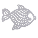 Vivid Fish Shaped Metal Cutting Dies Stencil for DIY Scrapbooking Photo Album Decoration Embossing Paper Cards Decorative Crafts Mermaid Die Cuts Handmade Gifts, 5.5 x 4.4 cm