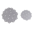 2 Pieces DIY Flower Shape Cutting Dies Stencil Template for Photo Album Embossing Scrapbook Paper Craft Card Making